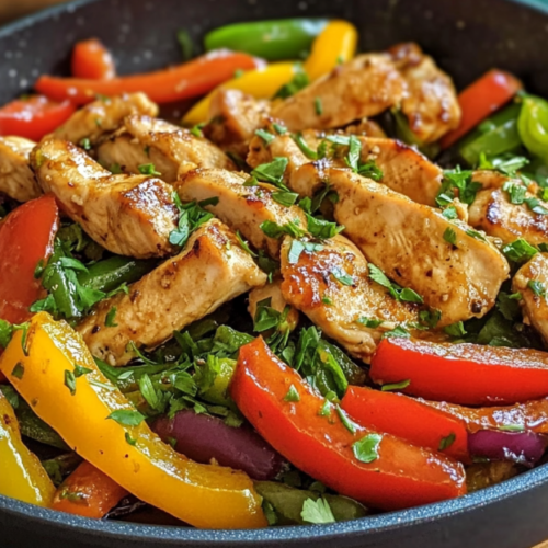 Low-Carb Hähnchengeschnetzeltes mit Paprika