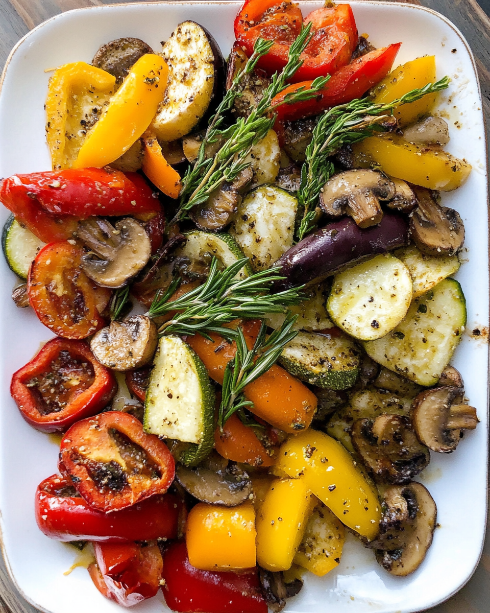 Mediterrane Ofen-Antipasti