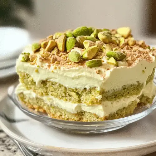 Cremiges Pistazien-Tiramisu