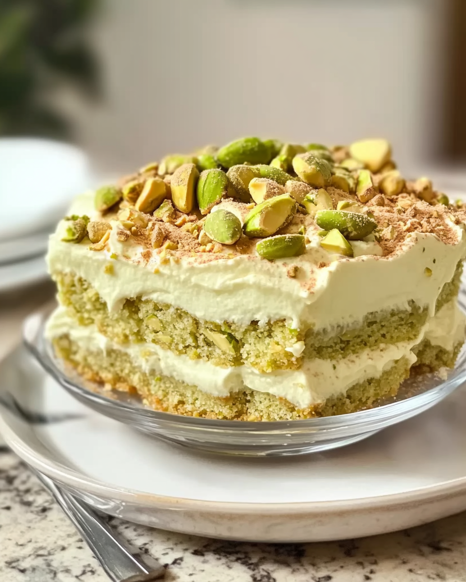 Cremiges Pistazien-Tiramisu