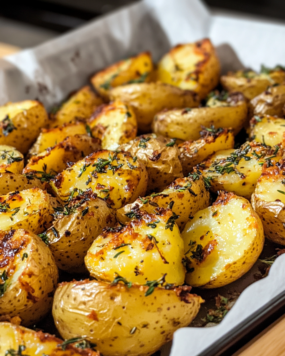 Knusprige Smash Potatoes