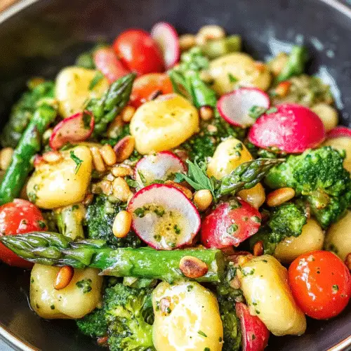 Gnocchi-Salat mit Gemüse