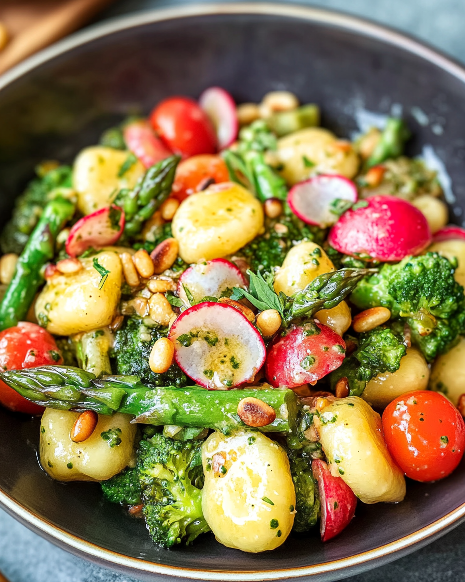 Gnocchi-Salat mit Gemüse
