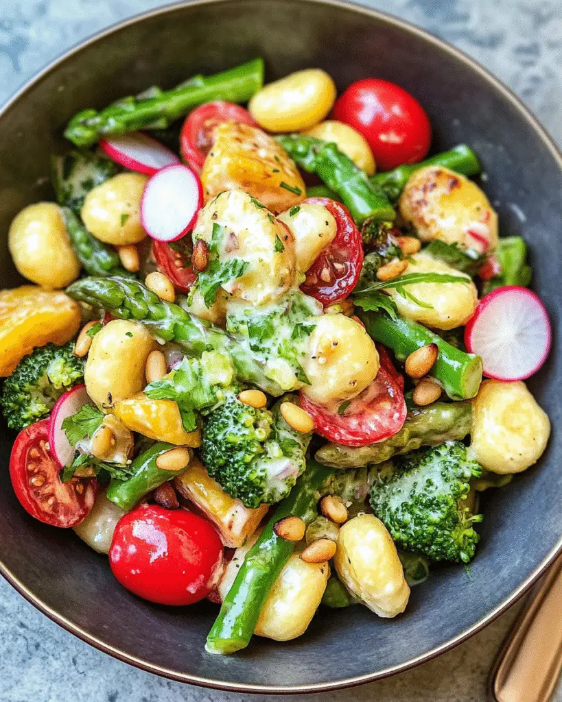 Gnocchi-Salat mit Gemüse