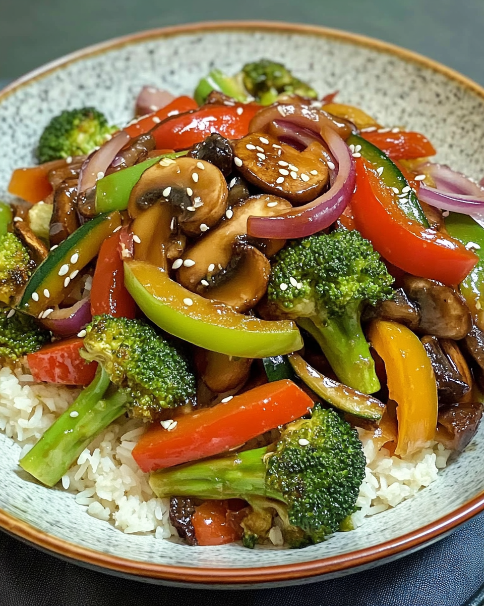 Bunte Asiatische Gemüsepfanne Sommerliche Asiatisch & Vegan Bunte Asiatische Gemüsepfanne Sommerliche Asiatisch & Vegan