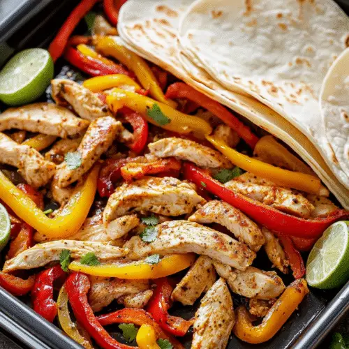 Chicken-Fajitas vom Blech