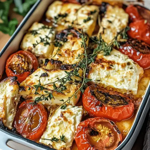 Würziger Feta-Tomaten-Auflauf