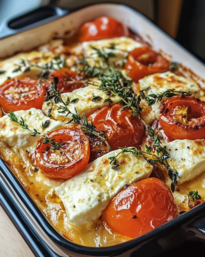 Würziger Feta-Tomaten-Auflauf