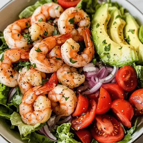 Frischer Garnelen-Salat