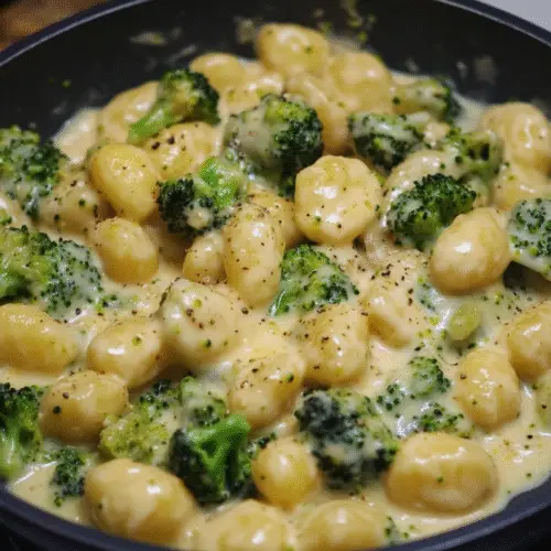 Cremige Gnocchi in Brokkoli-Sahnesoße