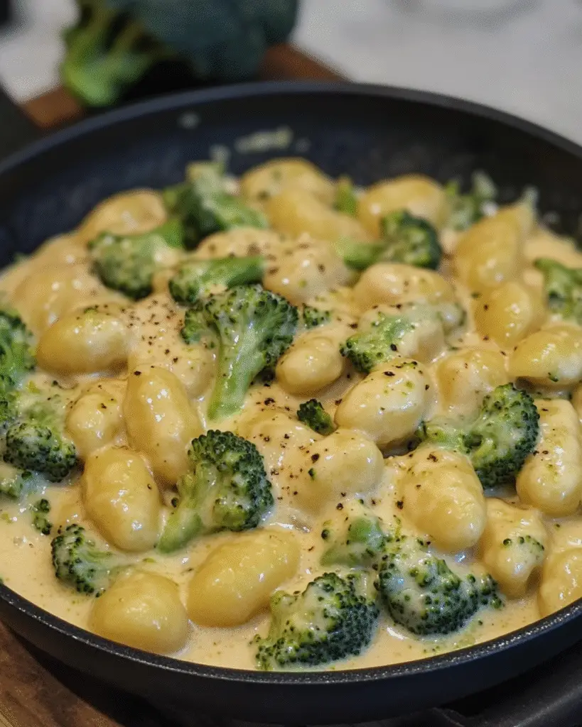 Cremige Gnocchi in Brokkoli-Sahnesoße