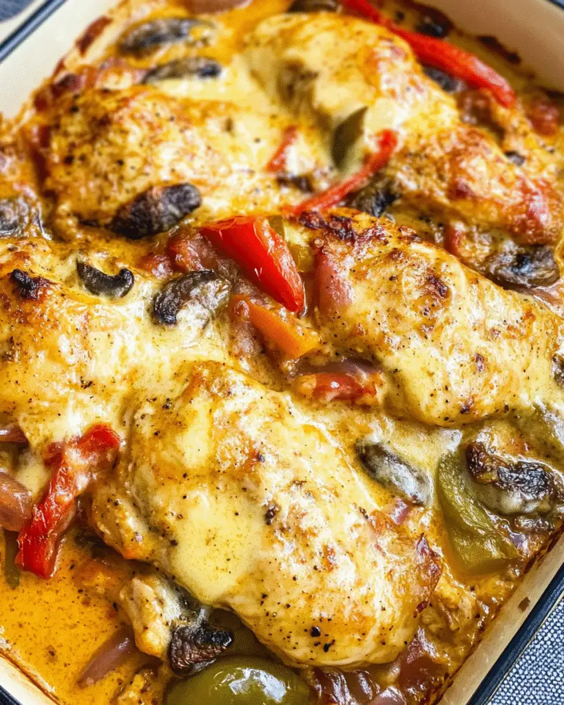 Cremiges Hähnchenfilet aus dem Ofen