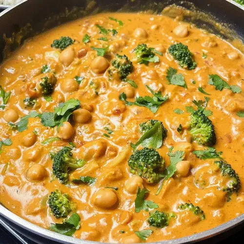 Cremiges Erdnuss-Curry