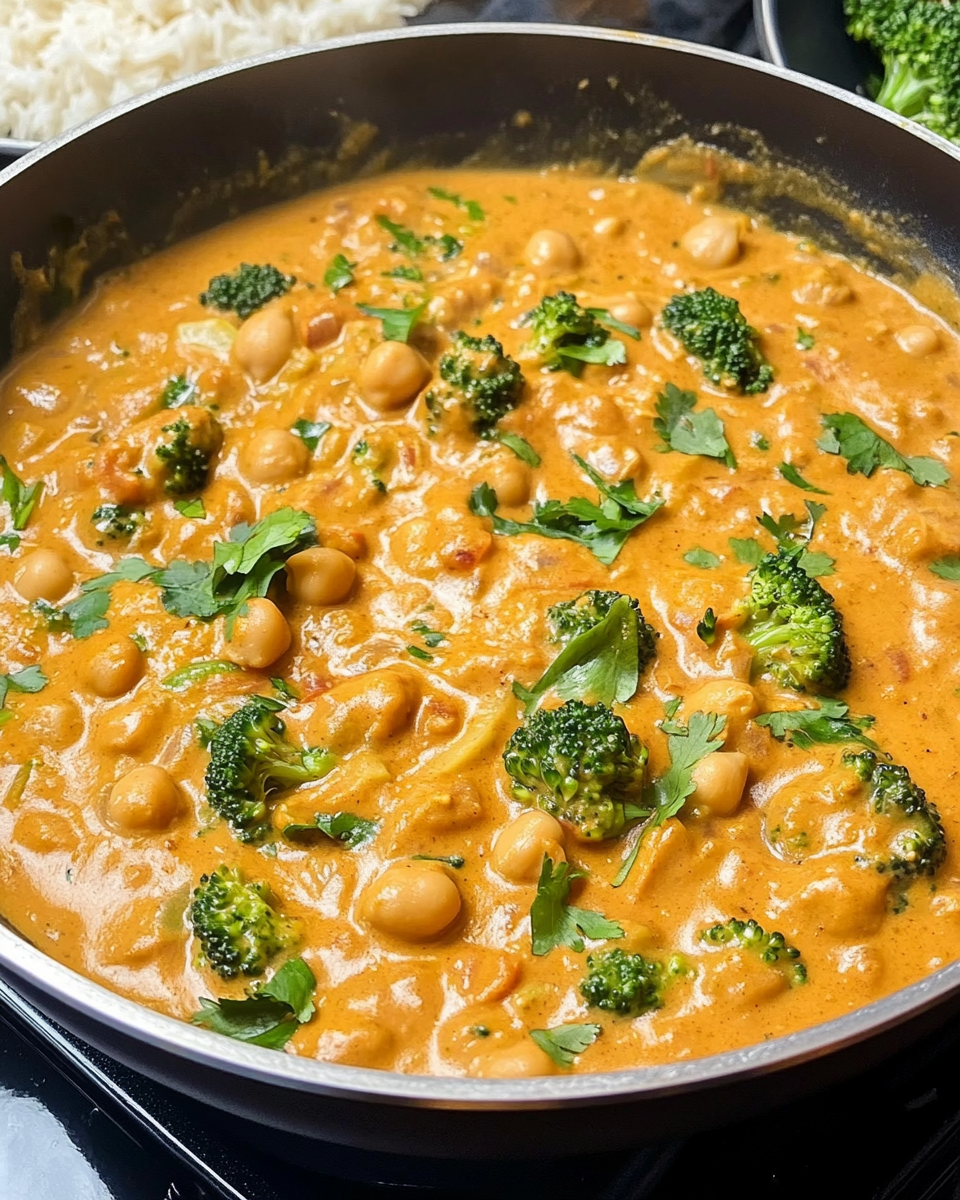Cremiges Erdnuss-Curry