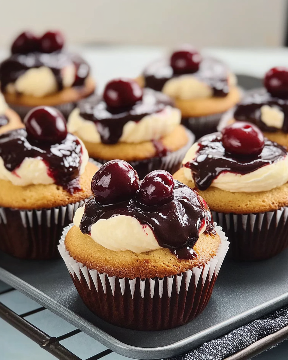 Donauwellen-Muffins