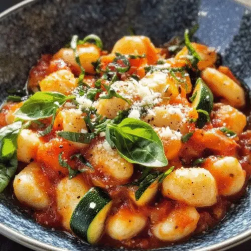 Gnocchi mit Tomatensauce & Zucchini