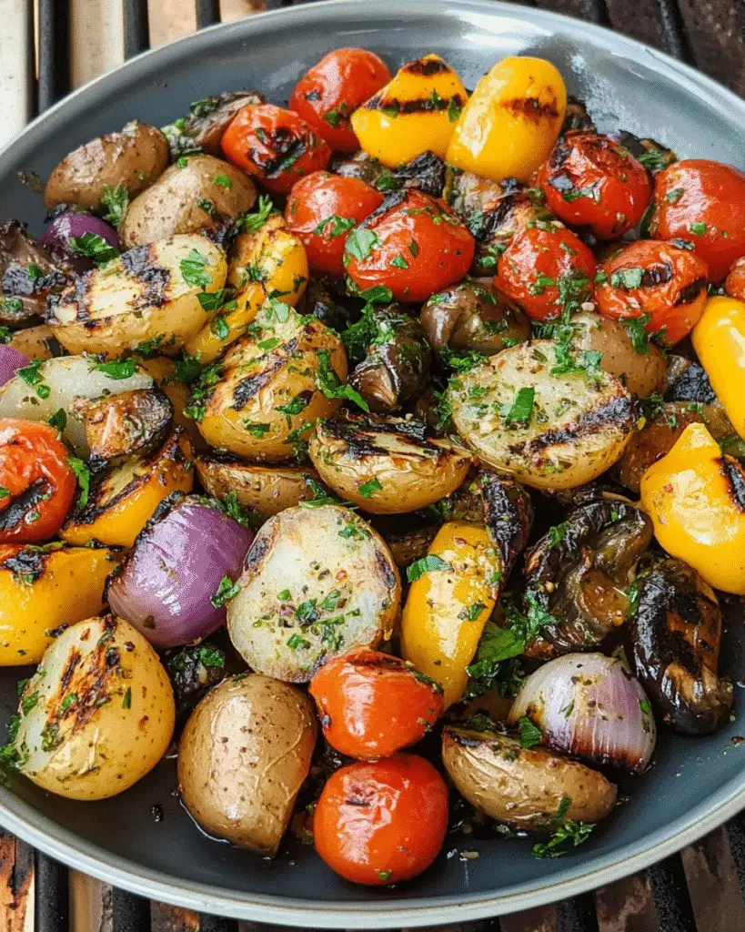 Würziges Grillgemüse mit Kräutern