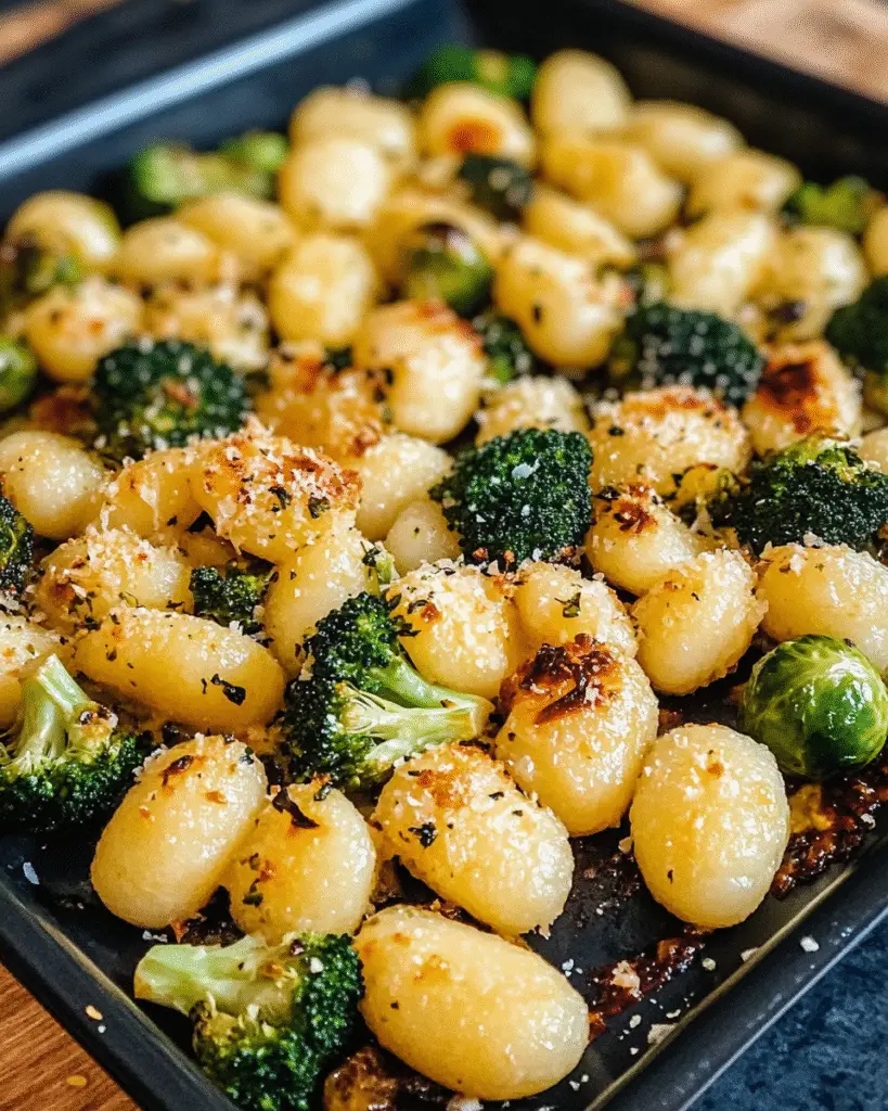 Knusprige Gnocchi mit Ofengemüse