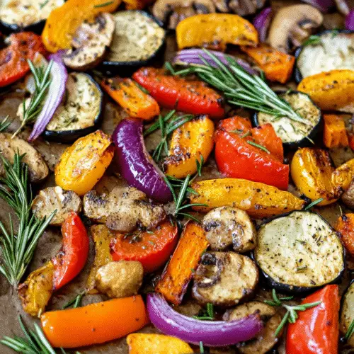 Aromatisches Ofengemüse mit Kräutern