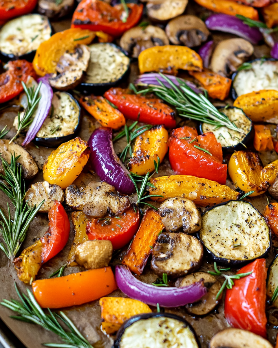 Aromatisches Ofengemüse mit Kräutern