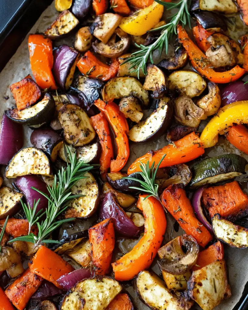 Aromatisches Ofengemüse mit Kräutern