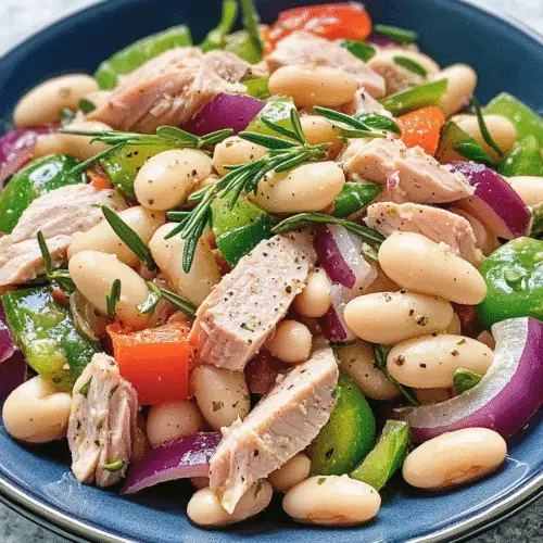 Italienischer Bohnen-Thunfisch-Salat