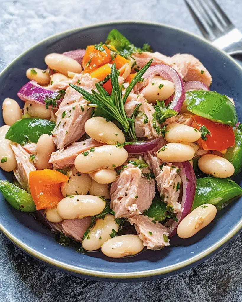 Italienischer Bohnen-Thunfisch-Salat