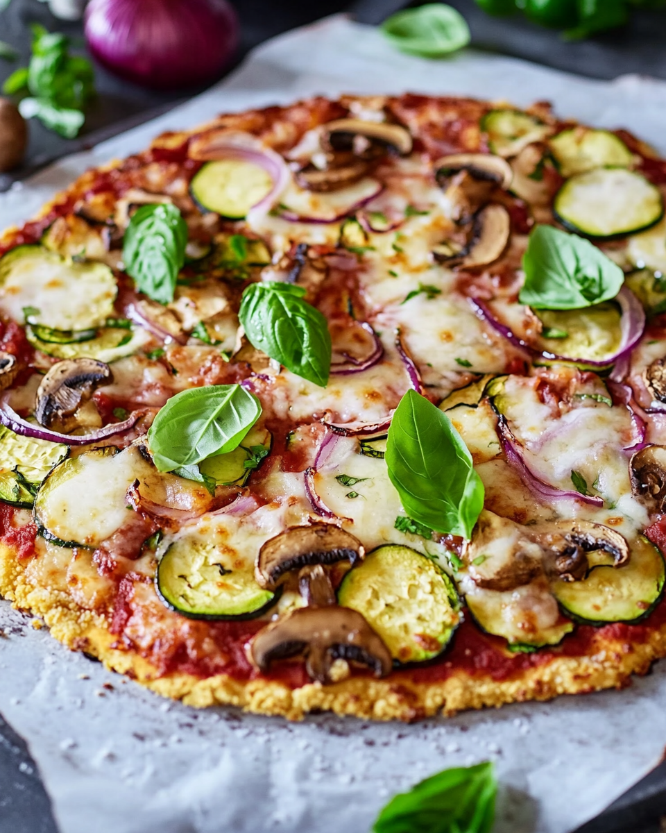 Leichte Blumenkohl-Pizza