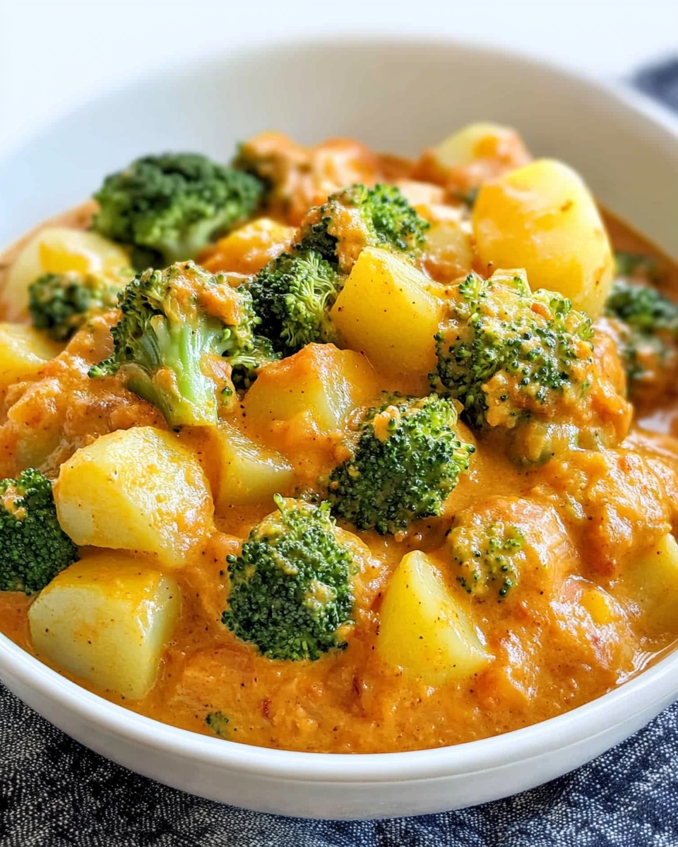 Cremiges Kartoffel-Brokkoli-Curry