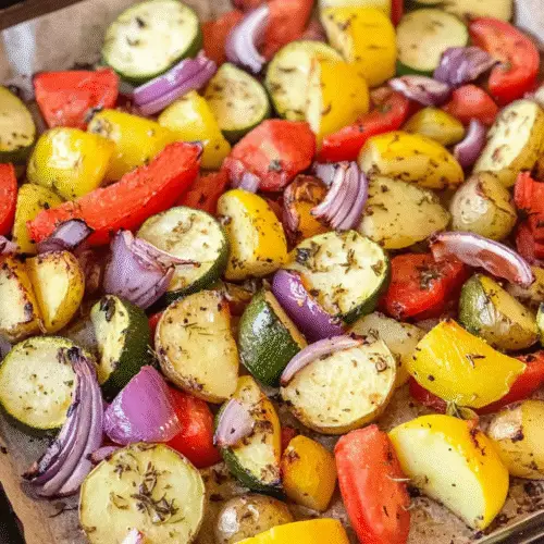 Mediterranes Gemüseglück vom Blech