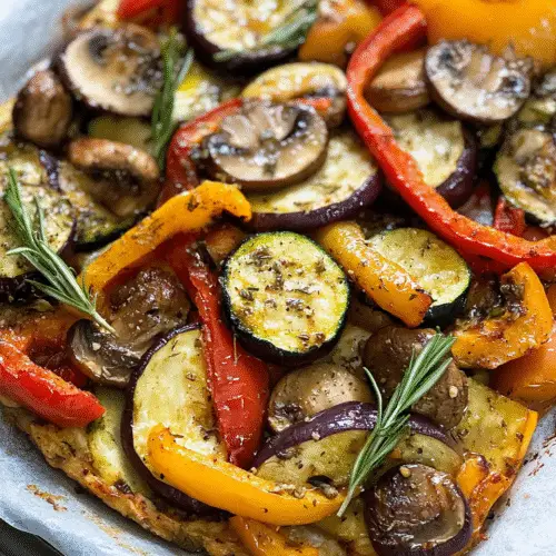Sommerliches Gemüse-Antipasti Vergnügen