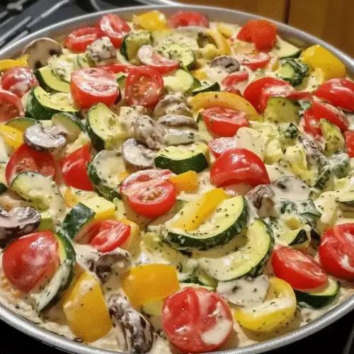 Bunte Low-Carb Gemüsepfanne Deluxe
