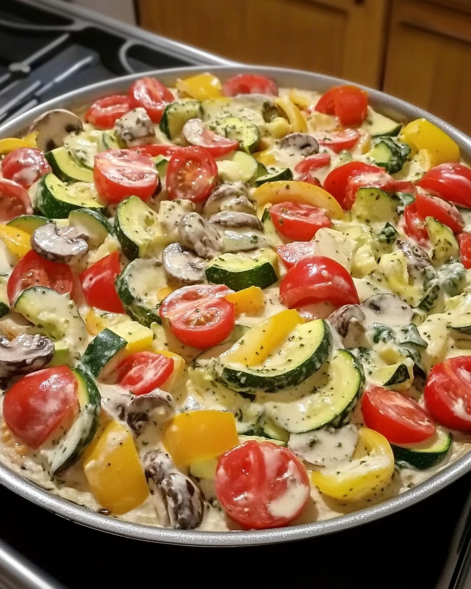 Bunte Low-Carb Gemüsepfanne Deluxe