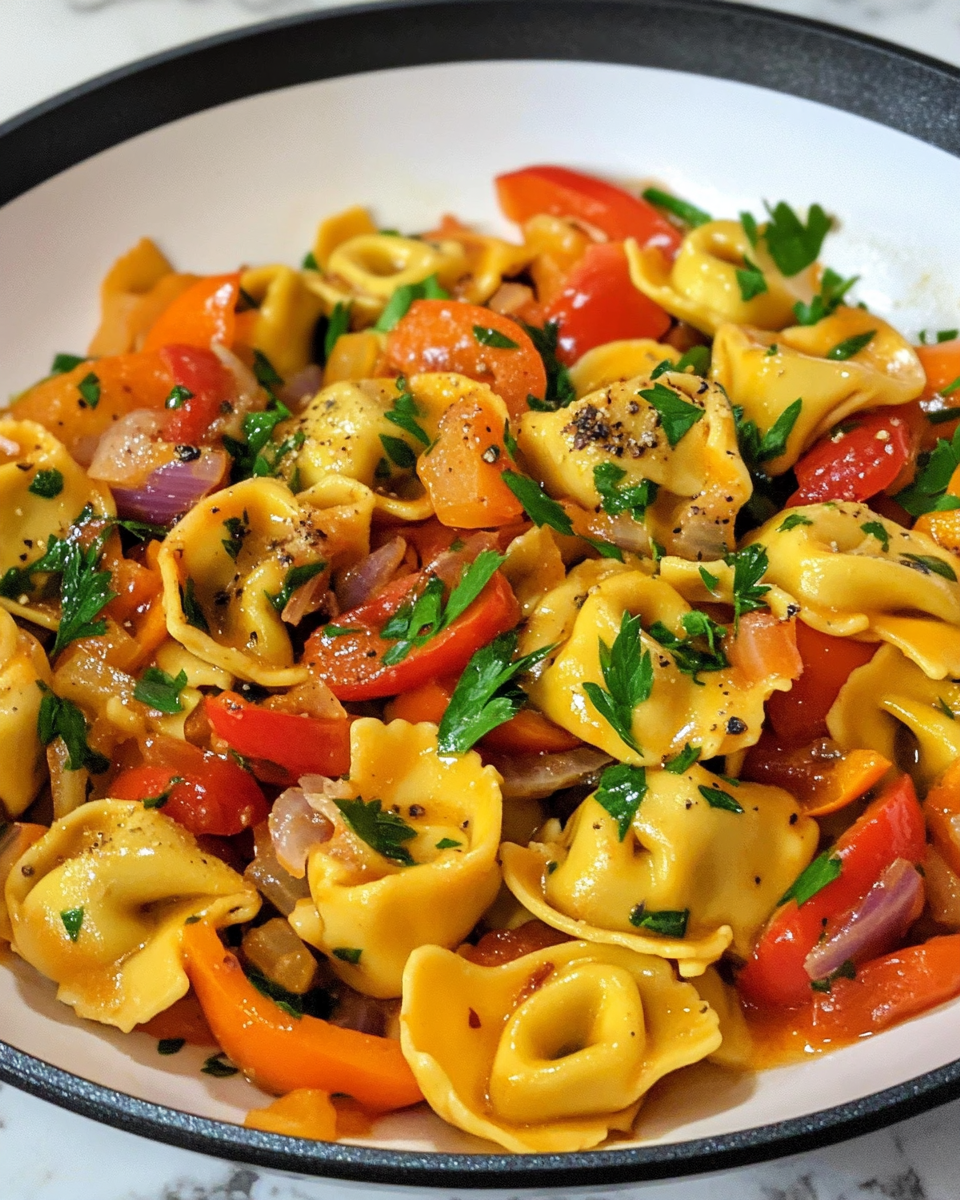 Sonniges Mediterrane Tortellini
