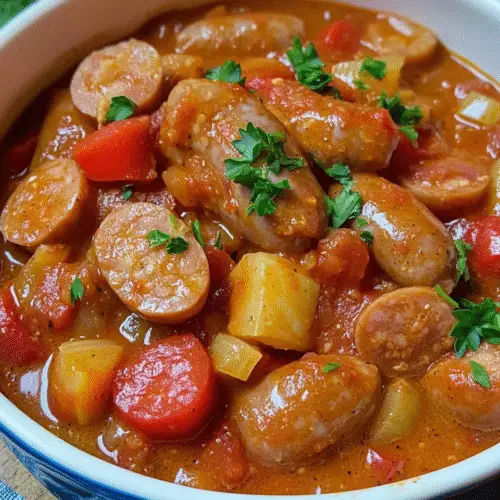 Bunter Würstchentopf für Kinder – schnell, günstig & lecker!
