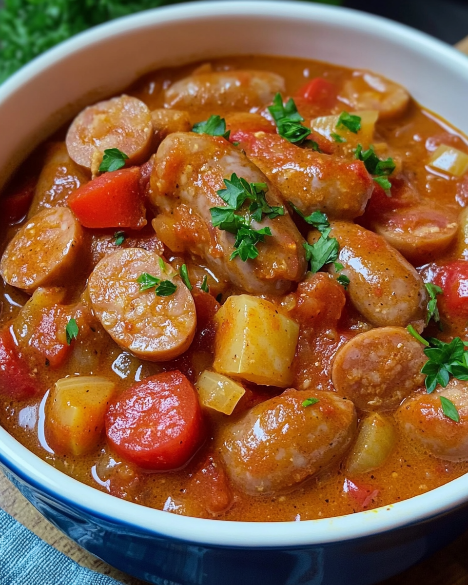 Bunter Würstchentopf für Kinder – schnell, günstig & lecker!
