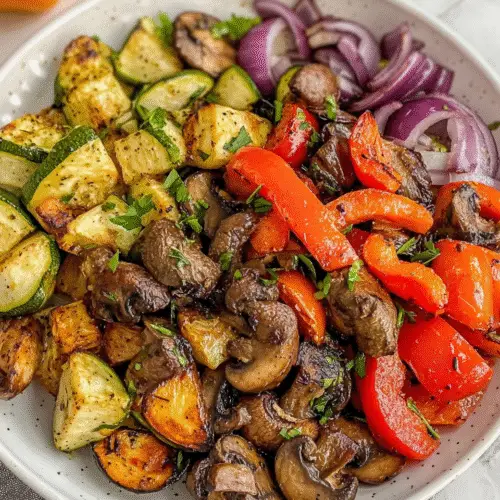 Knuspriges Heißluft-Grillgemüse
