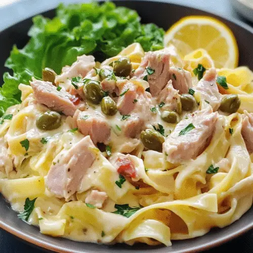 Cremigen Thunfisch-Kalbspasta Deluxe