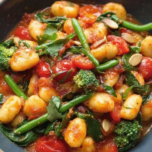 Mediterranes Garten‑Gnocchi‑Gemüse