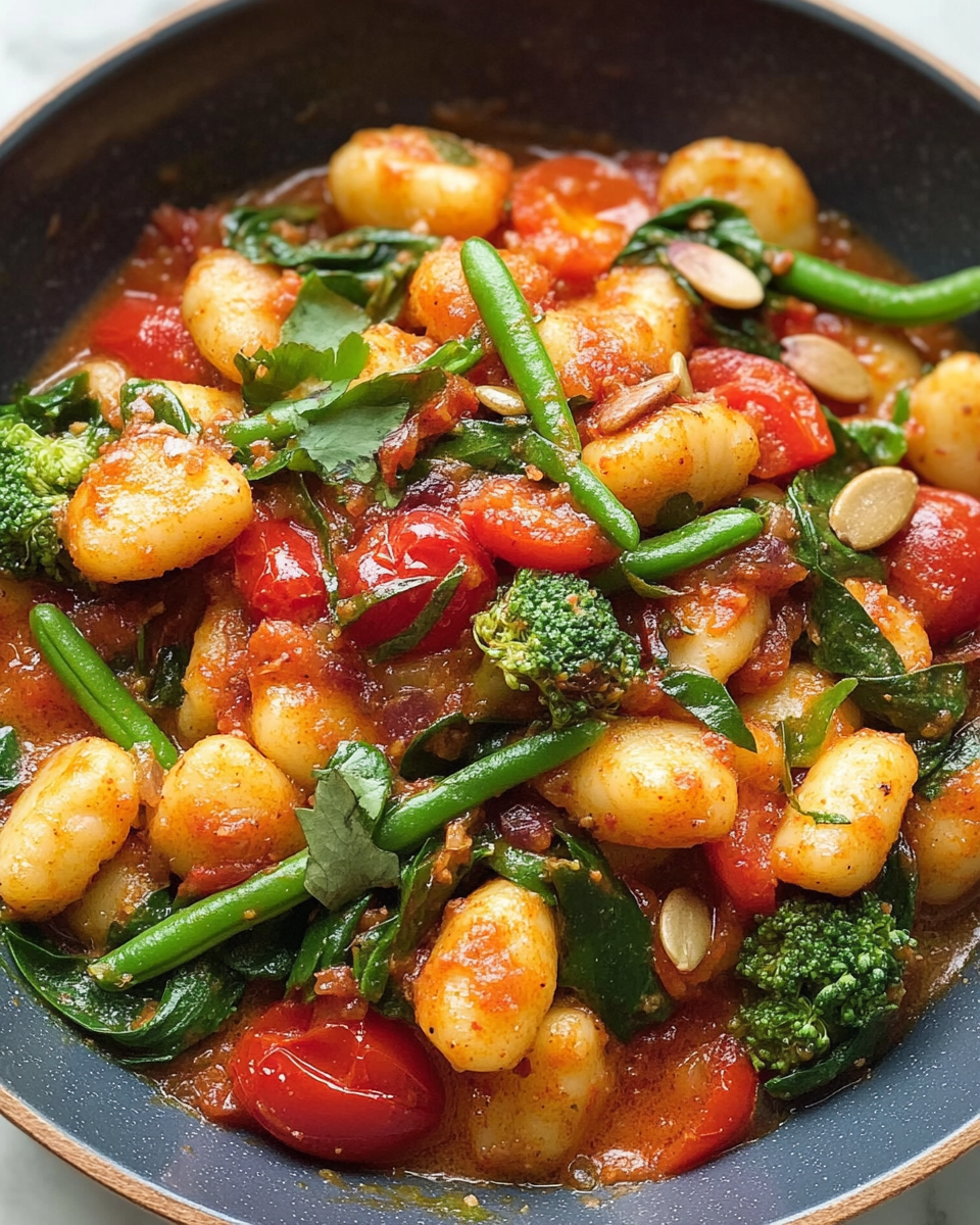 Mediterranes Garten‑Gnocchi‑Gemüse