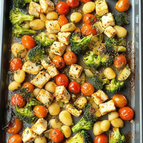 Mediterrane Ofen-Gnocchi Pfanne