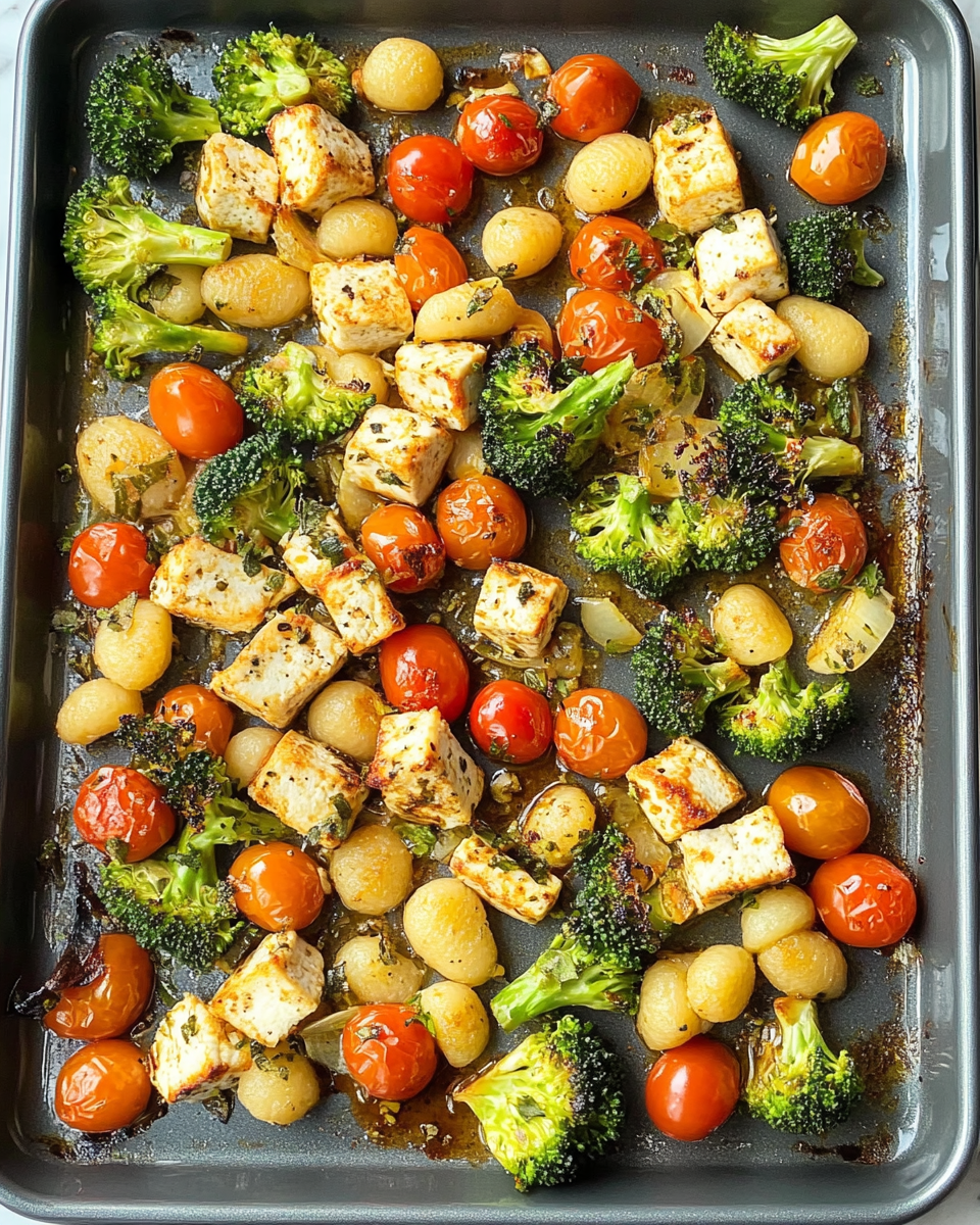 Mediterrane Ofen-Gnocchi Pfanne