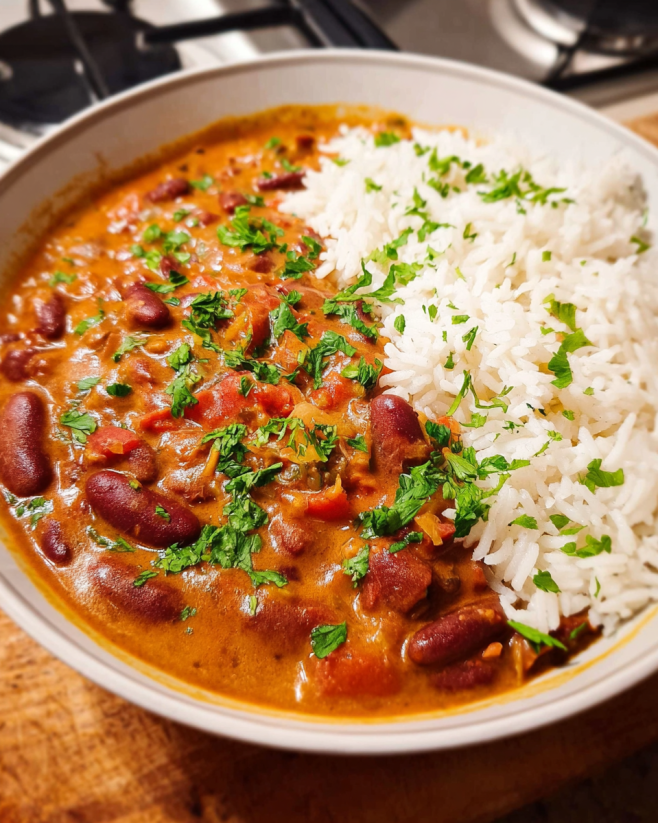 Cremiges Kidneybohnen-Kokos-Curry