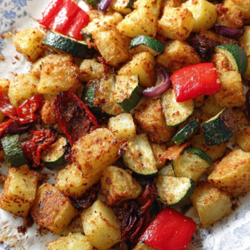 Knuspriges Ofengemüse mit Kartoffeln