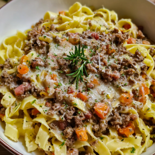 Weiße Bolognese – cremiges Ragù Bianco