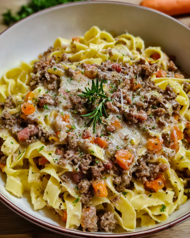 Weiße Bolognese – cremiges Ragù Bianco