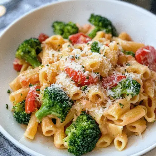 Cremige Gemüse-Pasta-Symphonie