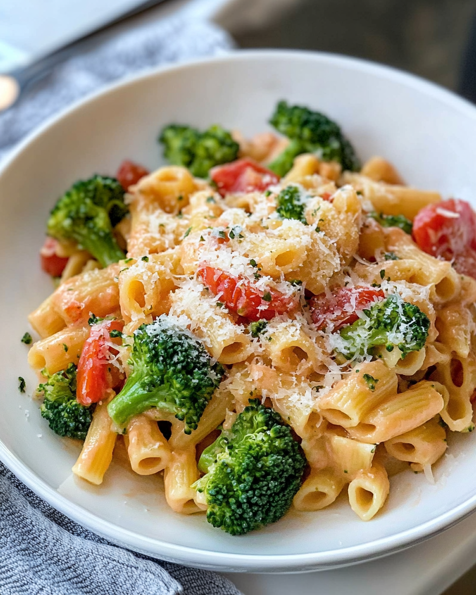 Cremige Gemüse-Pasta-Symphonie