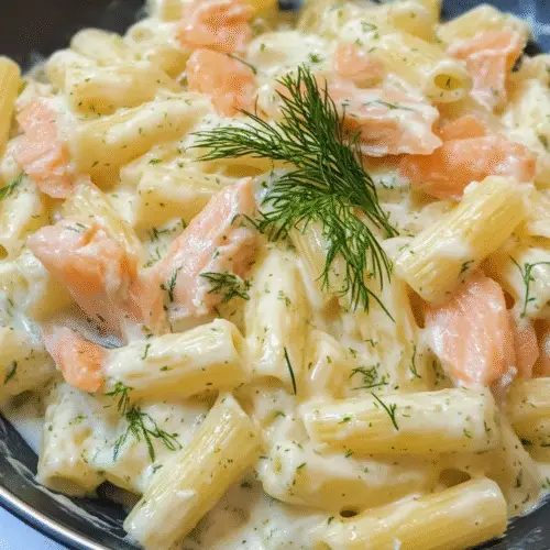 Cremige Pasta mit Räucherlachs