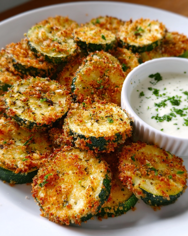 Knusprige Zucchini aus der Heißluftfritteuse